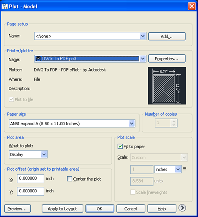 how to save autocad drawing as pdf