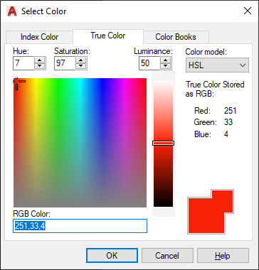 autocad plot style line color