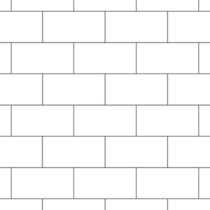 Concrete blockwork in elevation - 390 x 190 blocks - AutoCAD hatch pattern preview