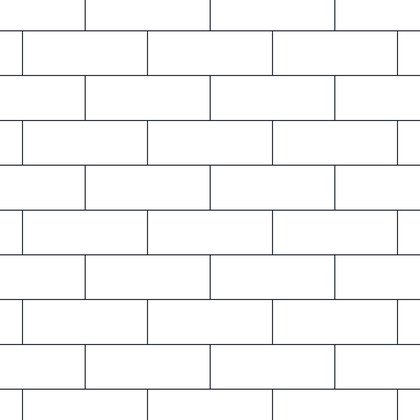 Brickwork in elevation - 230 x 76 bricks, 10 mm joints - AutoCAD hatch pattern preview