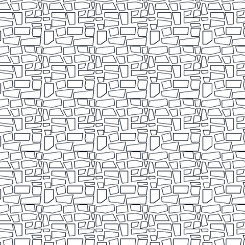 Coursed rubble walling AutoCAD hatch pattern preview
