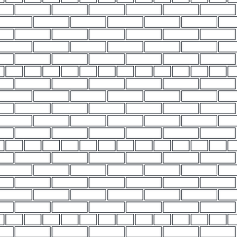 Brick &ndash; running bond (medium) AutoCAD hatch pattern preview