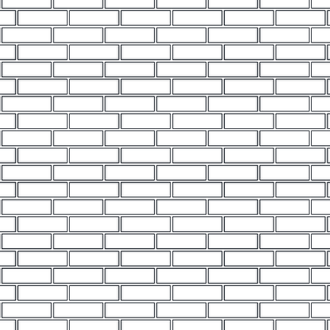 Brick &ndash; running bond (medium, tall course) AutoCAD hatch pattern preview