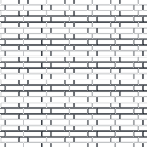 Brick &ndash; running bond (medium-fine) AutoCAD hatch pattern preview
