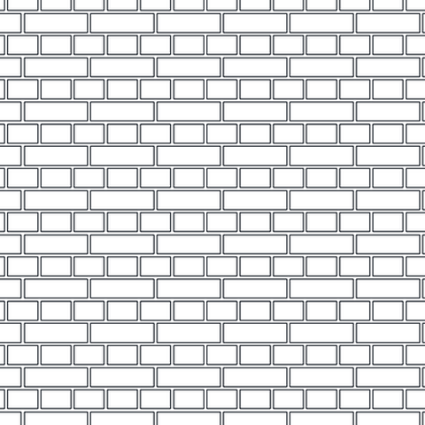 Brick &ndash; running bond (long stretcher) AutoCAD hatch pattern preview