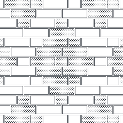 Diagonal Flemish bond (diaper) AutoCAD hatch pattern preview