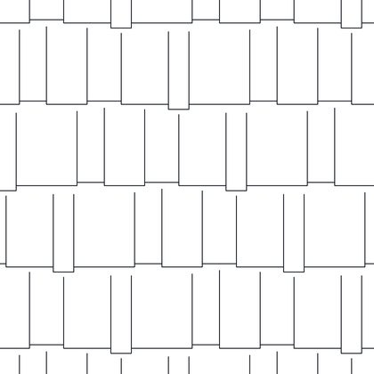 Wood Shake Roof AutoCAD hatch pattern preview