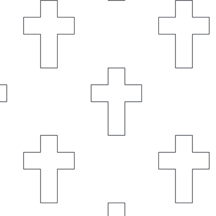 Plain Crosses AutoCAD hatch pattern preview