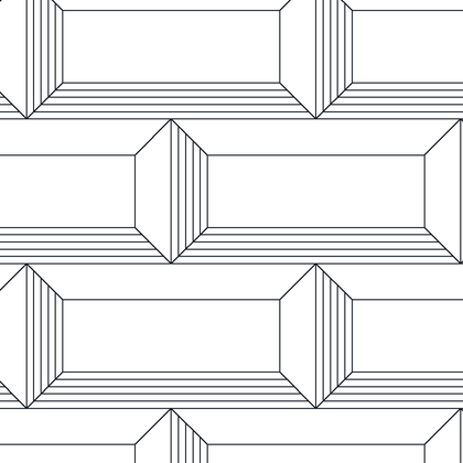 Chamfered Edge Brick With Shading AutoCAD hatch pattern preview