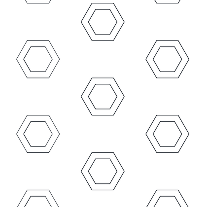 Scattered Hexagons AutoCAD hatch pattern preview