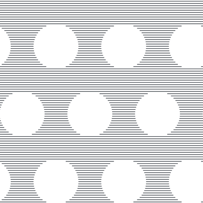 Relief Circles, Reversed AutoCAD hatch pattern preview
