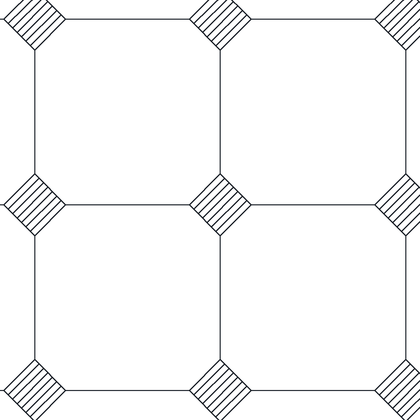 Tiles With Filled Diamonds AutoCAD hatch pattern preview
