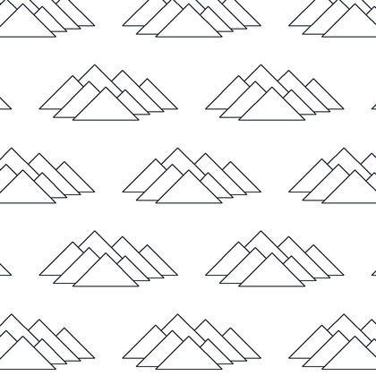 Mountain Range Effect AutoCAD hatch pattern preview