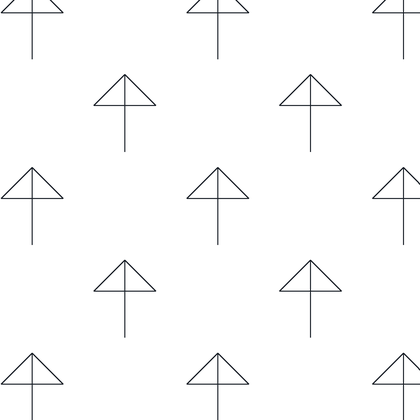 Thin-Line Arrows, Pointing Up AutoCAD hatch pattern preview
