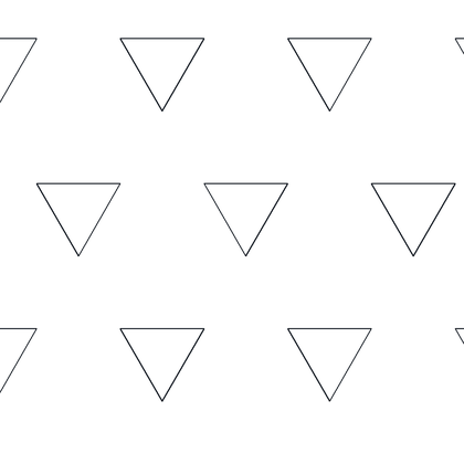 Equilateral Triangles, Apex Down AutoCAD hatch pattern preview