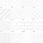A grid of previews from the CS hatch pattern library