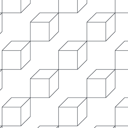 Open Isometric Cubes AutoCAD hatch pattern preview