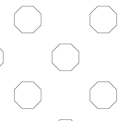 Scattered Octagons AutoCAD hatch pattern preview