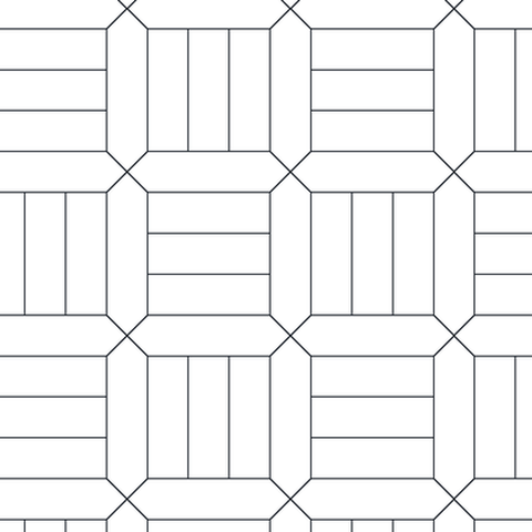 Parquet &ndash; octagonal panel AutoCAD hatch pattern preview