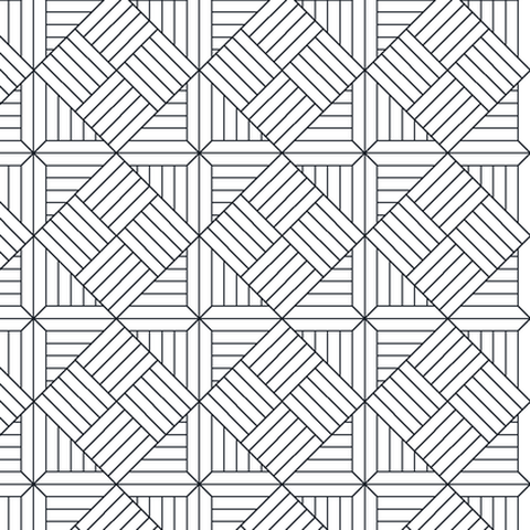 Parquet &ndash; diagonal basketweave AutoCAD hatch pattern preview