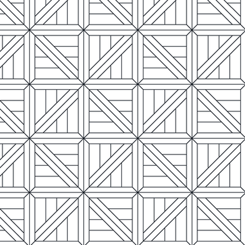 Parquet &ndash; corner inset AutoCAD hatch pattern preview