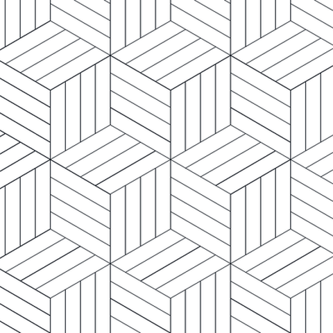 Parquet &ndash; tumbling blocks AutoCAD hatch pattern preview
