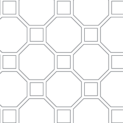 Bourgogne Octagon and Square Tile AutoCAD hatch pattern preview
