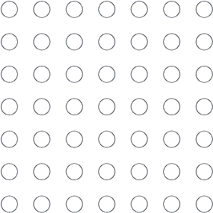 Circle Grid AutoCAD hatch pattern preview