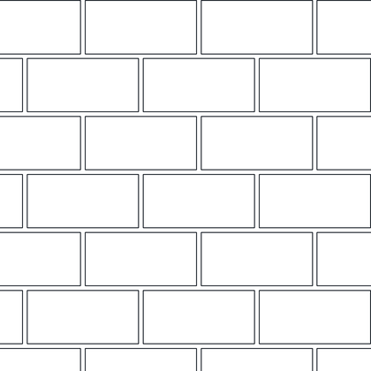 Brick with Wide Mortar AutoCAD hatch pattern preview