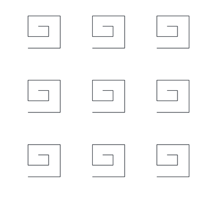 Greek Key Motif AutoCAD hatch pattern preview