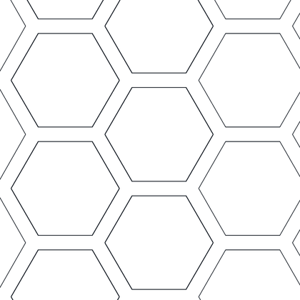 Hexagonal Perforation AutoCAD hatch pattern preview