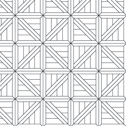 Inset Angled Parquetry AutoCAD hatch pattern preview