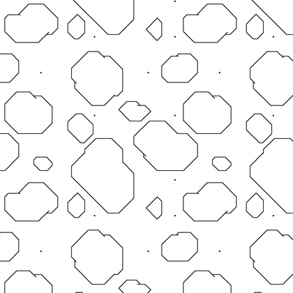 Stone Riprap AutoCAD hatch pattern preview