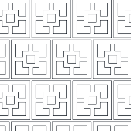 Decorative Screen Block AutoCAD hatch pattern preview