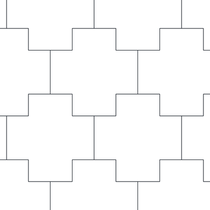 Interlocking Cross Pavers AutoCAD hatch pattern preview