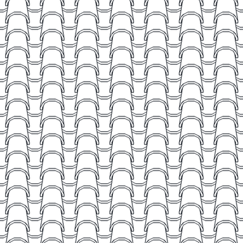 Barrel tiles (medium) AutoCAD hatch pattern preview