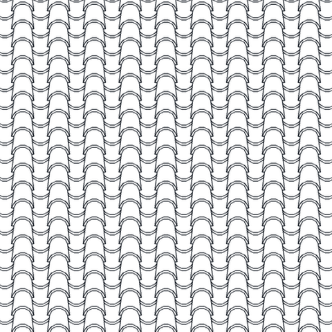Barrel tiles (fine) AutoCAD hatch pattern preview
