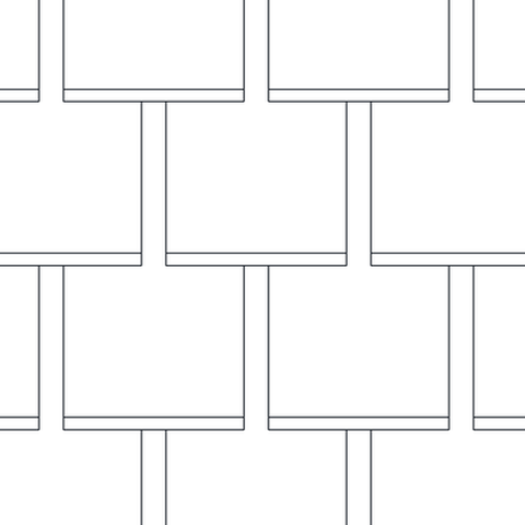 Flat tiles / slates (broken bond) AutoCAD hatch pattern preview