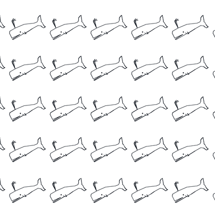 Whale Silhouettes AutoCAD hatch pattern preview