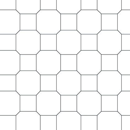 Octagon And Square Paving AutoCAD hatch pattern preview
