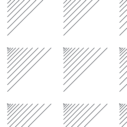 Graduated Corner Hatch, Large AutoCAD hatch pattern preview