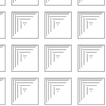 Nested Corner Squares, Open AutoCAD hatch pattern preview