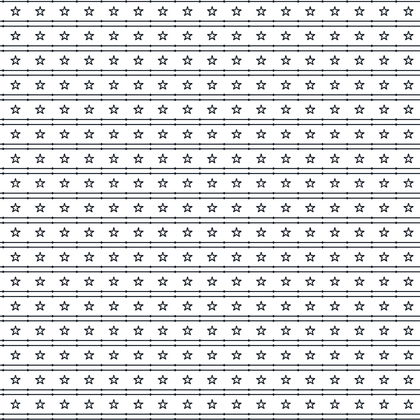 Stars And Stripes AutoCAD hatch pattern preview