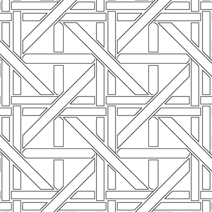 Interlaced Strapwork, Diagonal AutoCAD hatch pattern preview