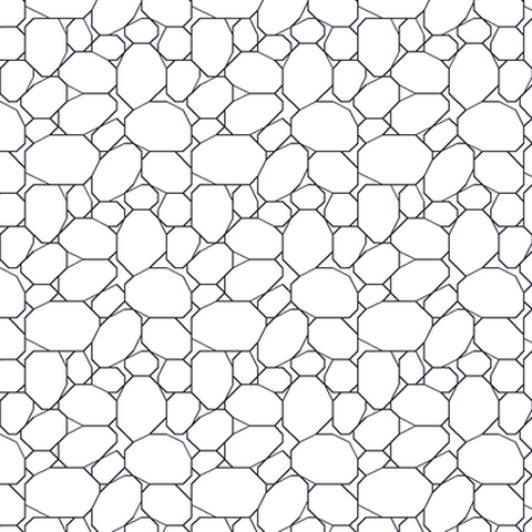 Gravel (medium) AutoCAD hatch pattern preview